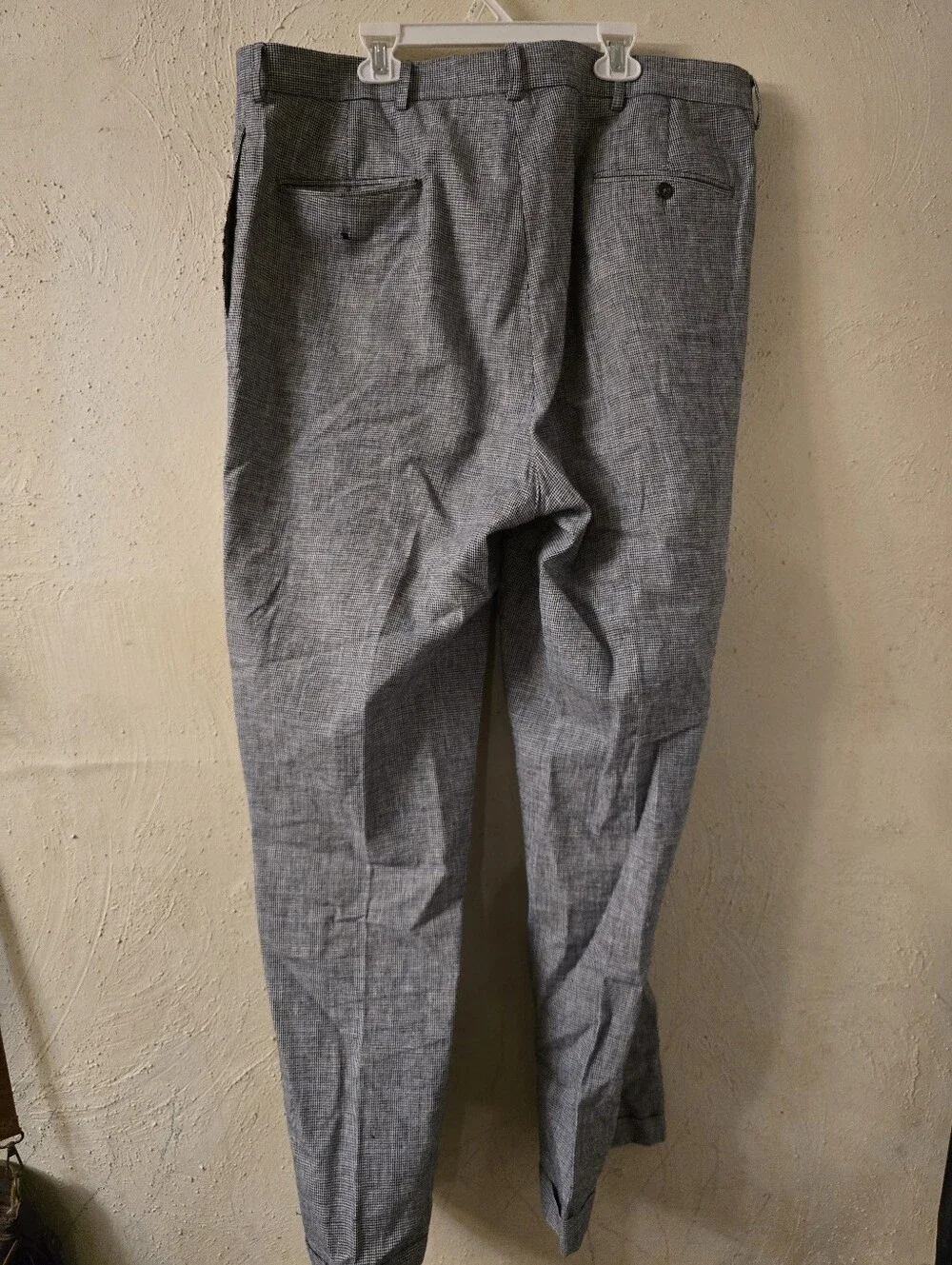 Ralph Lauren Men’s Light Gray Pleated Dress Pants